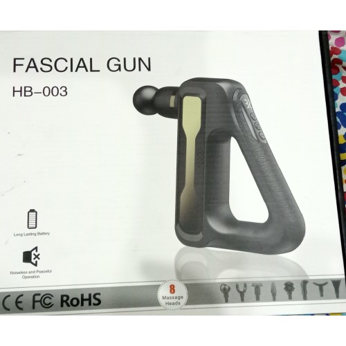 Fascial Massage Gun with 8 Head Attachments, HB-003