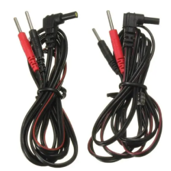 TENS Machine Lead Wires Pair – Compatible with Physio Stim, Comfy STIM & More