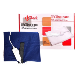 UCheck Electrical Heating Pad UC-240 | Moist & Dry Heat for Muscle Relief | 30x60cm