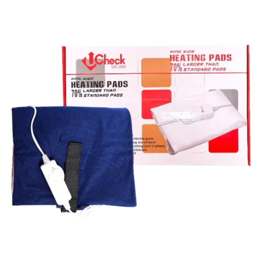 UCheck Electrical Heating Pad UC-240 | Moist & Dry Heat for Muscle Relief | 30x60cm